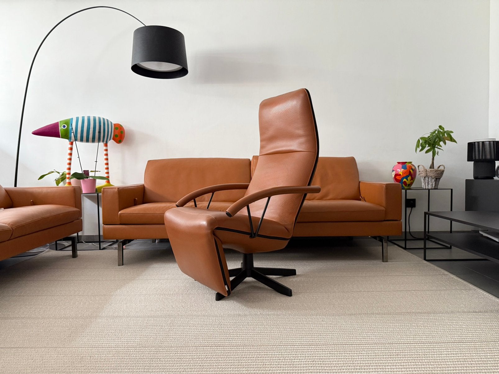 Jori PILOT Mono-Move (Medi, Showroommodel), Leer, Ophalen of Verzenden, 50 tot 75 cm, Leolux durlet benz vitra hukla stressless minotti fritz togo