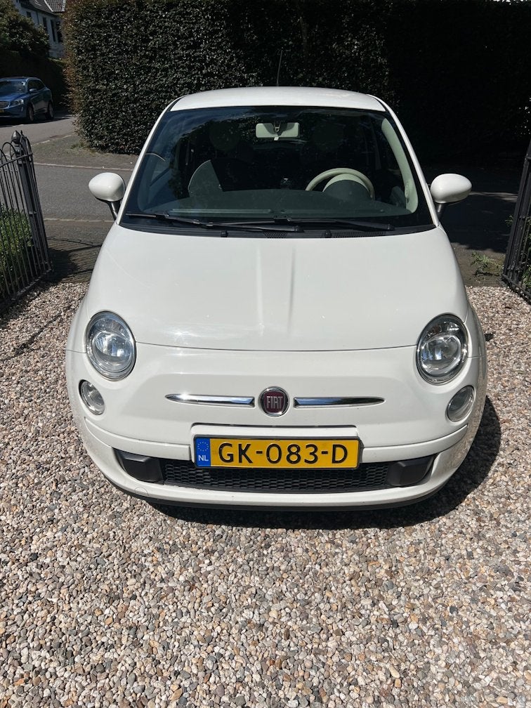 Fiat 500 0.9 TwinAir Pop | Airco | nieuwe APK tot juli 2027, Auto's, Voorwielaandrijving, Stof, Wit, Origineel Nederlands