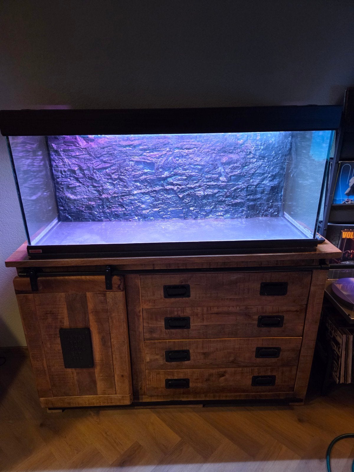leeg aquarium 120 cm met techniek, Ophalen, Gebruikt, Leeg aquarium, Inclusief controller