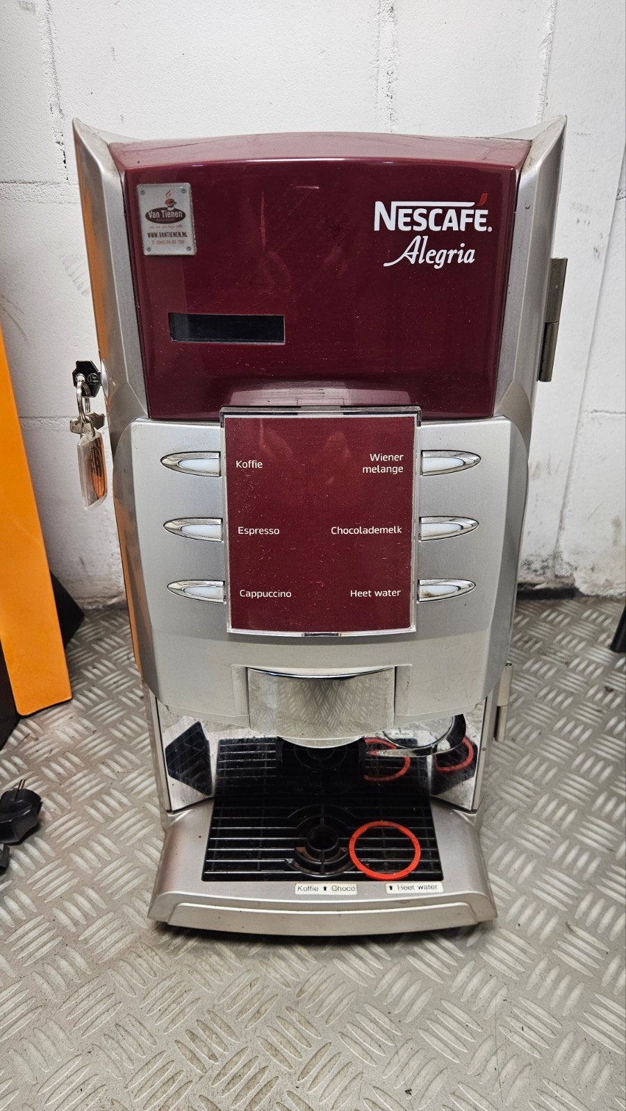Nescafe Alegria koffieautomaat - diverse dranken, Ophalen, Gebruikt, Overige typen, 10 kopjes of meer