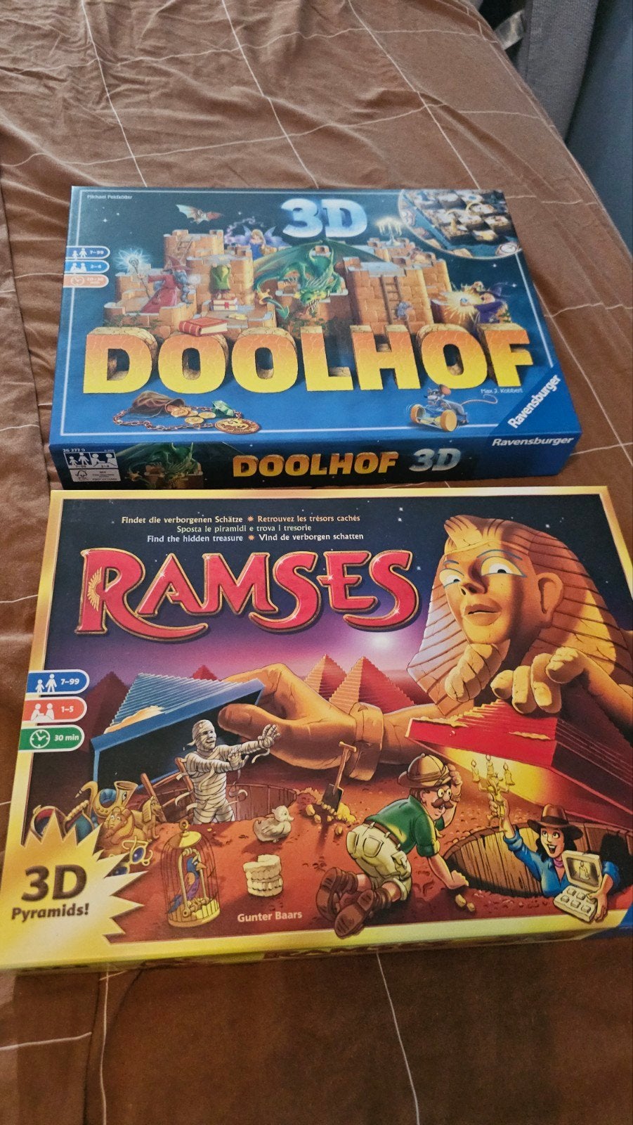 Doolhof 3D & Ramses 3D -  BORDSPELLEN, Hobby en Vrije tijd, Gezelschapsspellen | Bordspellen, Ophalen