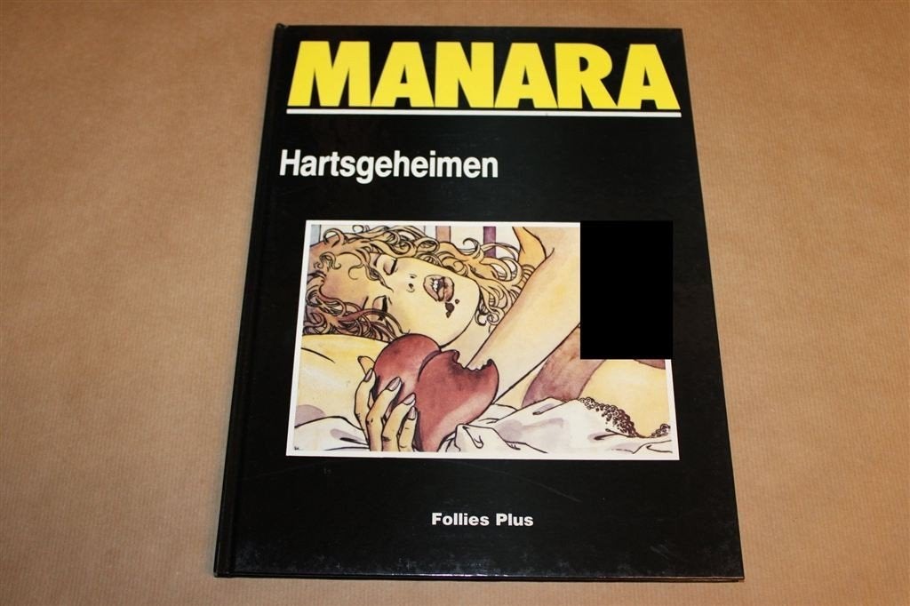 Hartsgeheimen — Erotisch Stripalbum van Manara 1988 HC, Boeken, Stripboeken, Eén stripboek, Ophalen of Verzenden, Gelezen