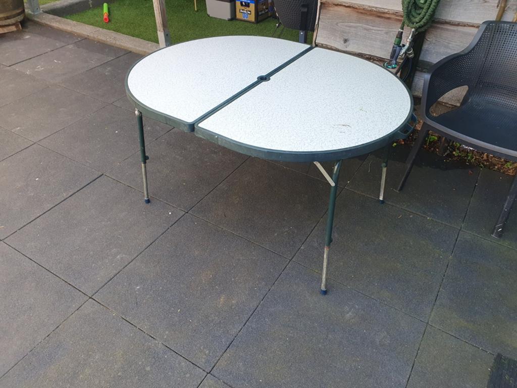Camping inklap tafel, Caravans en Kamperen, Kampeermeubelen, Ophalen, Campingtafel