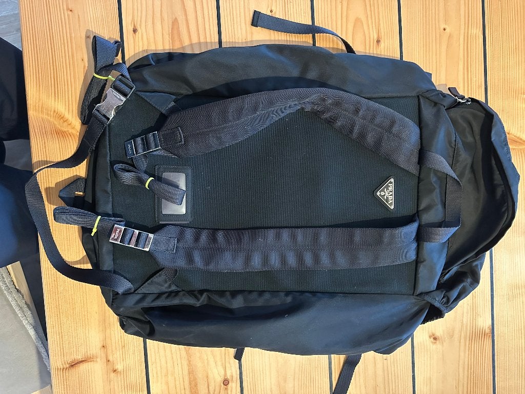 Prada Nylon Backpack | Nieuw | Zwart Unisex Designer Rugzak, Ophalen of Verzenden, Nieuw, Overige merken