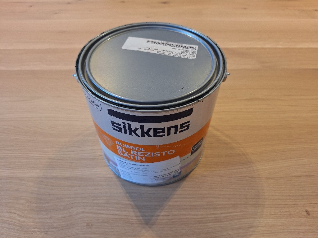 Sikkens Rubbol BL Rezisto Satin verf / lak RAL 6009 (groen), Doe-het-zelf en Verbouw, Verf, Beits en Lak, Ophalen of Verzenden