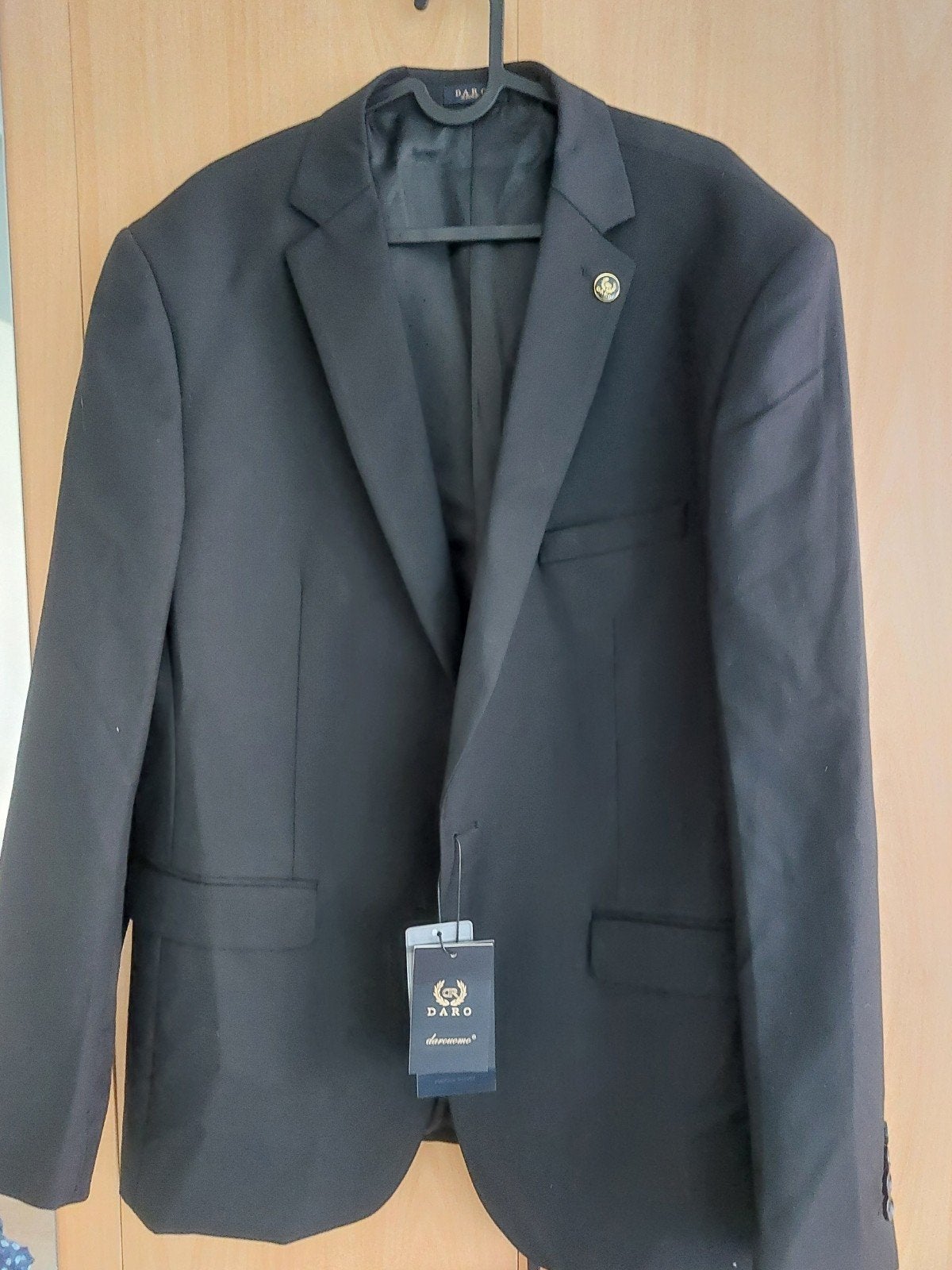 Nieuw Drie Delig Zwart Slim Fit Pak - Daro Uomo, Ophalen, Zwart, Nieuw, Overige maten
