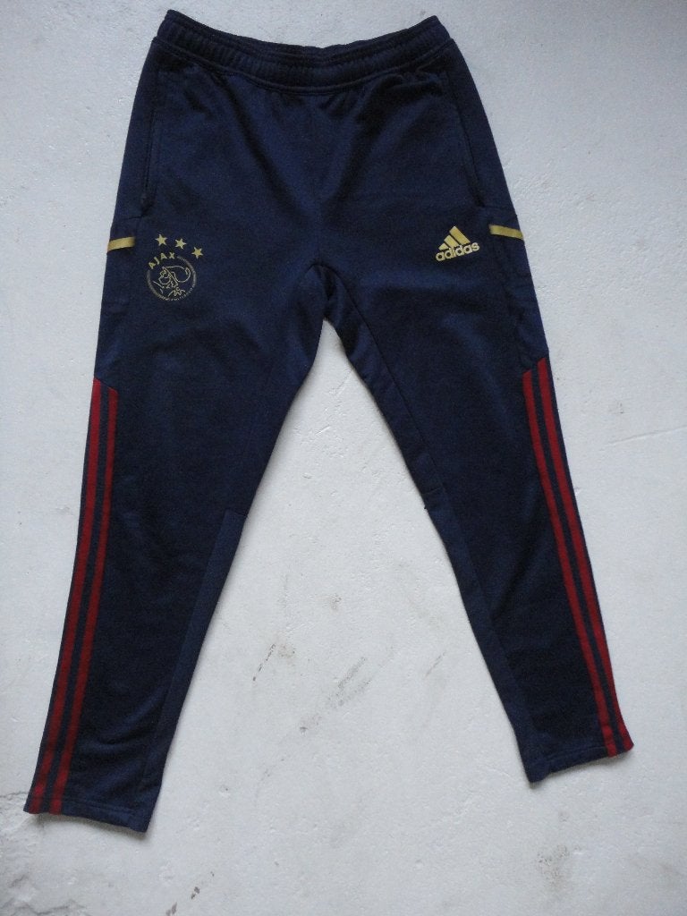 Mooie donkerblauwe trainingsbroek van AJAX  maat 164, Adidas, Sport- of Zwemkleding, Ophalen of Verzenden, Zo goed als nieuw