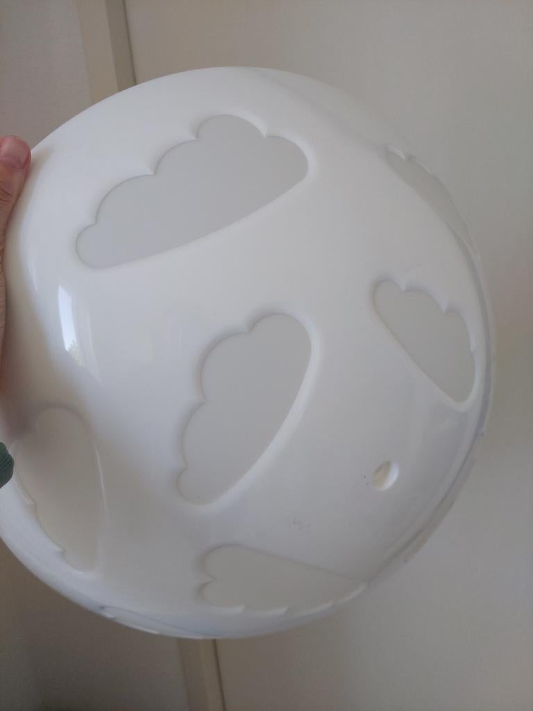 Witte ikea plafondlamp met wolken, Ophalen of Verzenden, Zo goed als nieuw, Overige typen
