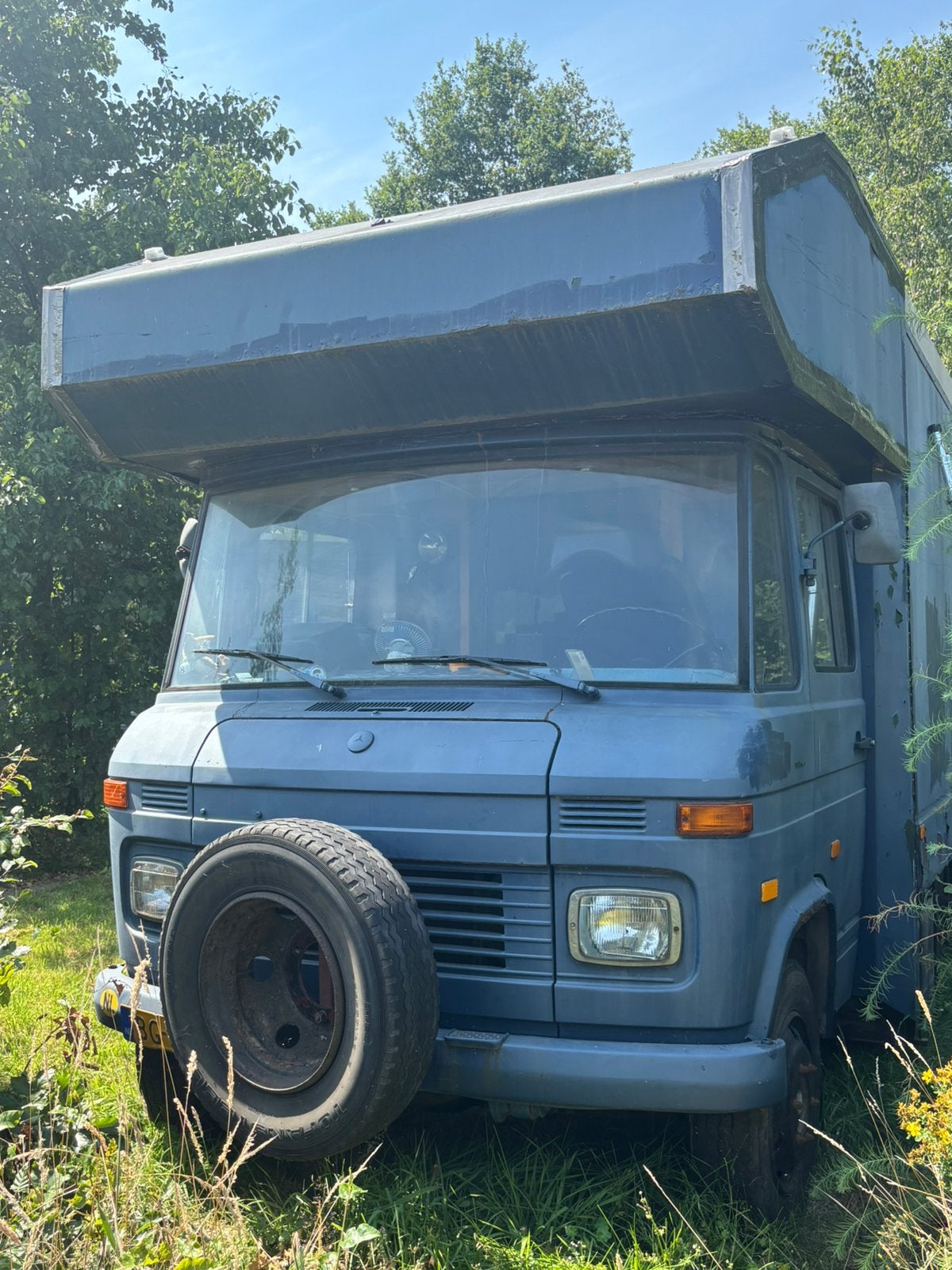 BELASTINGVRIJ • APK VRIJ NODIG  Mercedes 508D Camper, Ophalen, Mercedes-Benz
