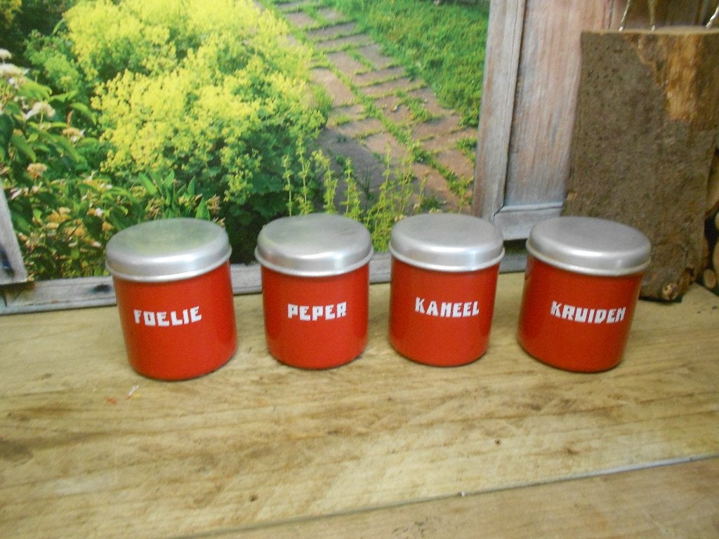 emaille keukengerei uit grootmoederstijd, Antiek en Kunst, Ophalen of Verzenden