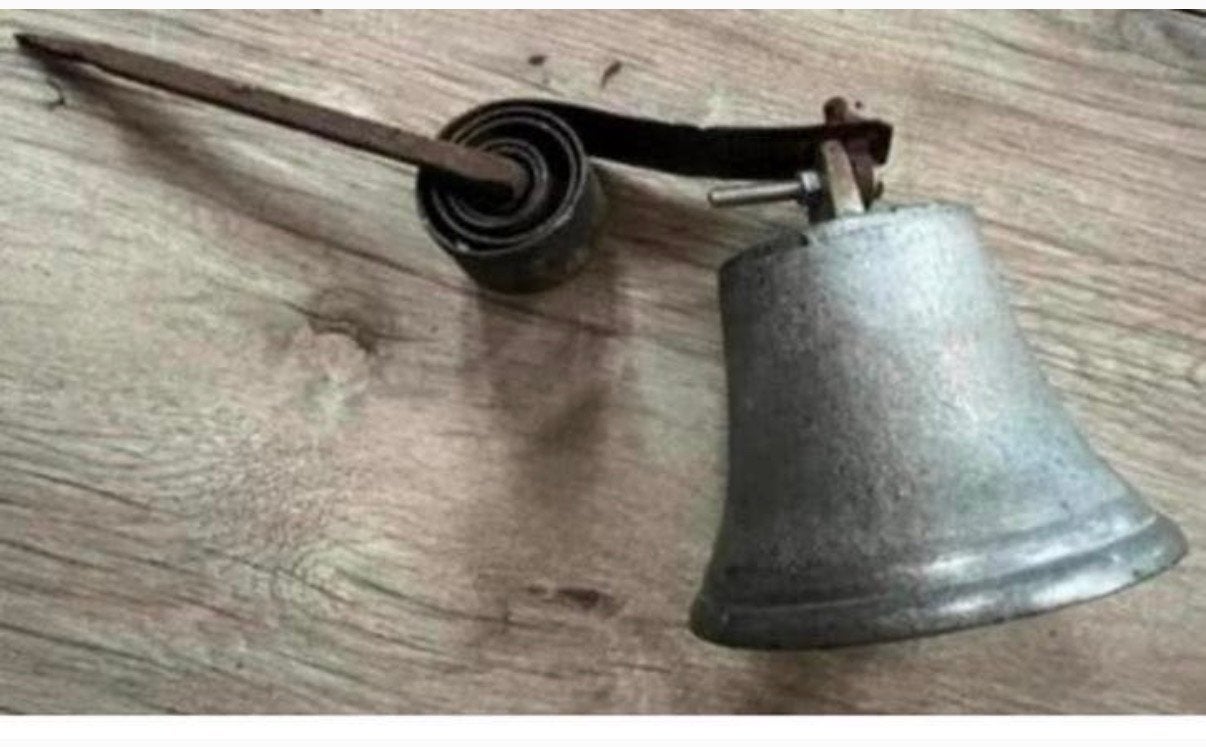 Antieke deurbel, Antiek en Kunst, Ophalen of Verzenden