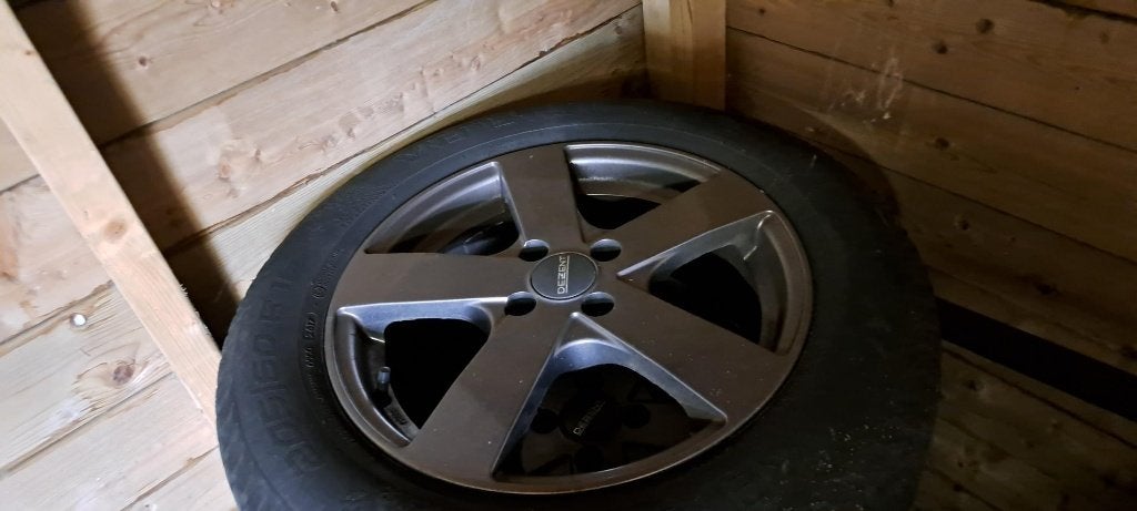 Aluminium velgen met winterbanden voor renault captur 2017, Auto-onderdelen, Banden en Velgen, Ophalen, Gebruikt, 16 inch, Banden en Velgen