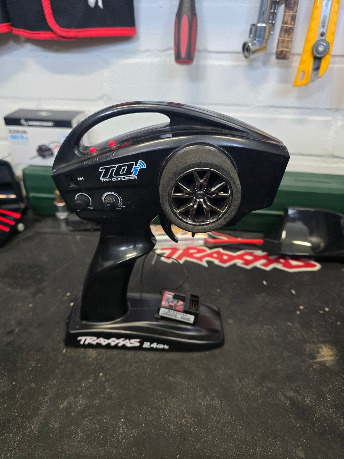 Traxxas tqi controler set, Ophalen of Verzenden, Zo goed als nieuw, Overige schalen, Onderdeel