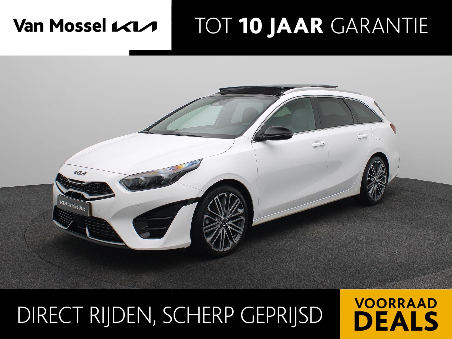 Kia Ceed Sportswagon 1.5 T-GDi GT-PlusLine Automaat | Trekha, Auto's, Kia, 4 cilinders, 610 kg, Wit, Origineel Nederlands