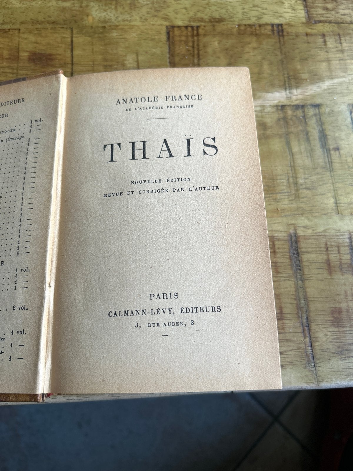 Anatole France - Thaïs (Nieuwe Editie), Ophalen of Verzenden, Gelezen, Europa overig