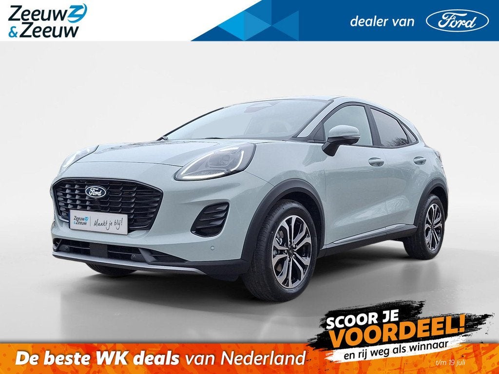 Ford Puma 1.0 EcoBoost Hybrid Titanium | Te Bestellen | Acti, Auto's, Ford, Bedrijf, Te koop, Puma, 360° camera, ABS, Adaptive Cruise Control