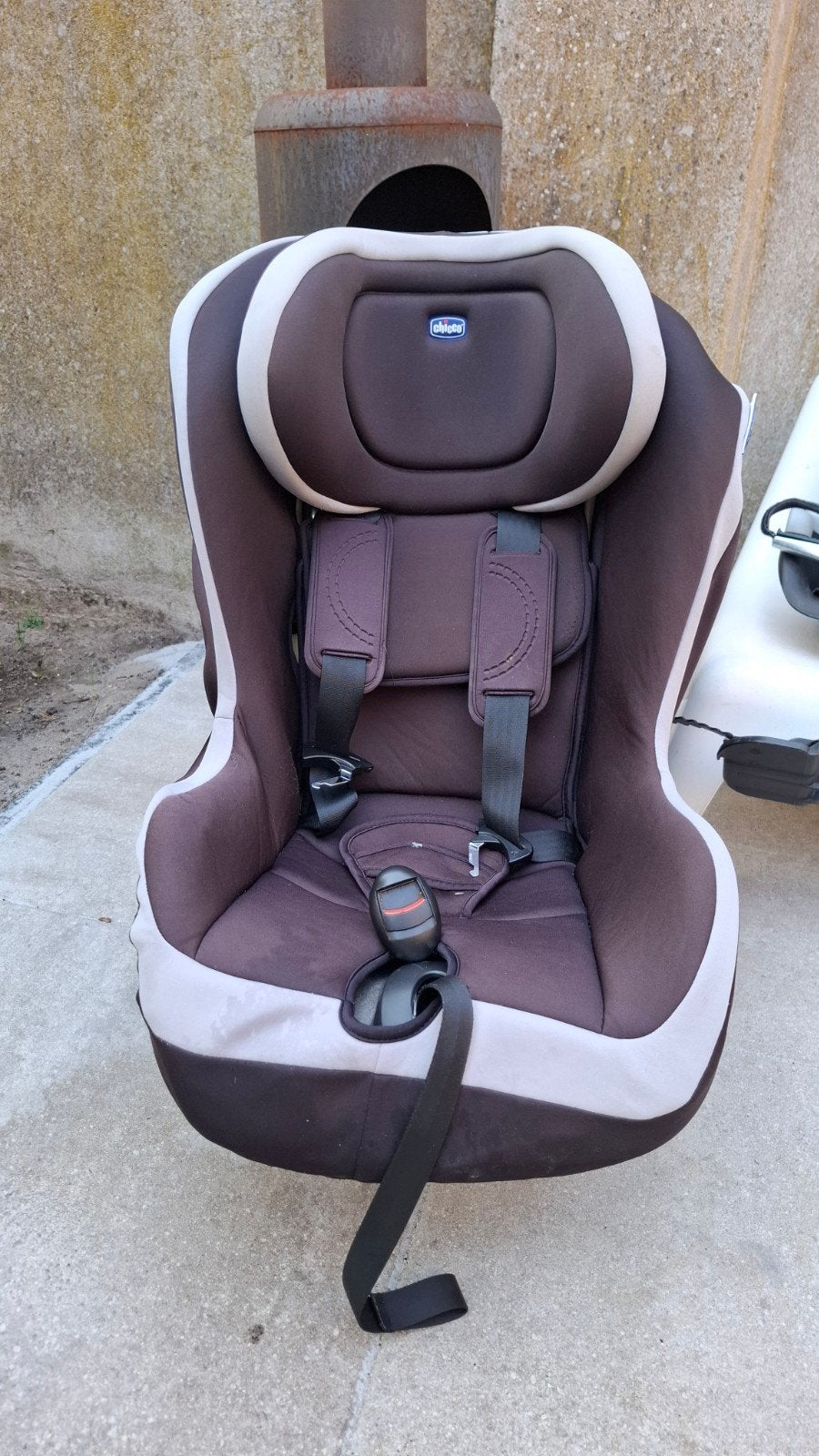 Chicco autostoel met nagellakvlek, Gebruikt, 0 t/m 18 kg, Ophalen of Verzenden, Chicco
