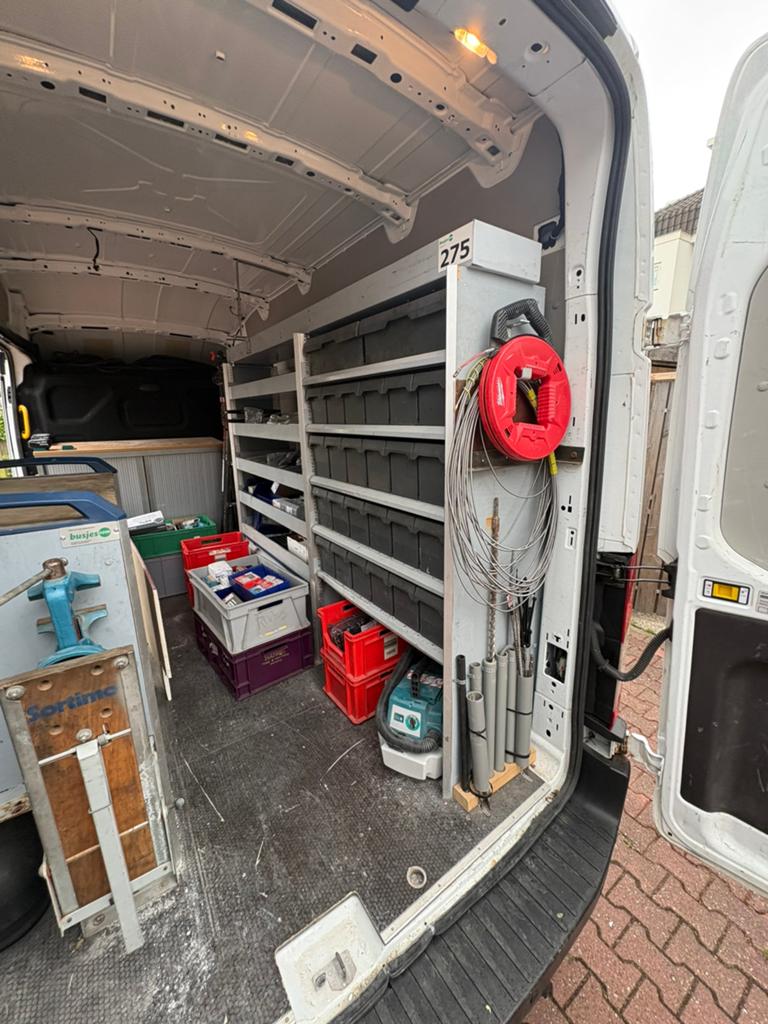Sortimo bedrijfswagen inrichting, Ophalen, Gebruikt