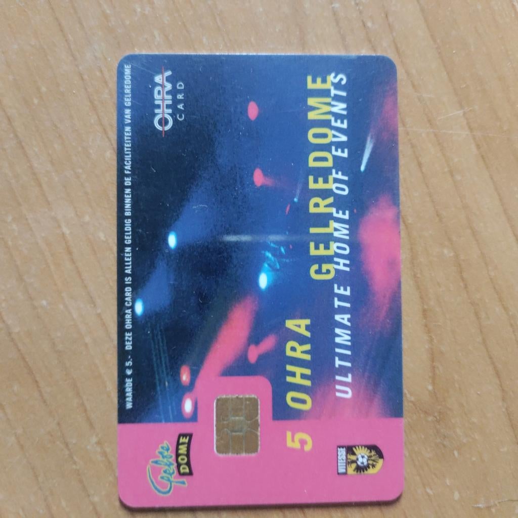 Gelredome ohra card 5 euro, Tickets en Kaartjes, Eén persoon