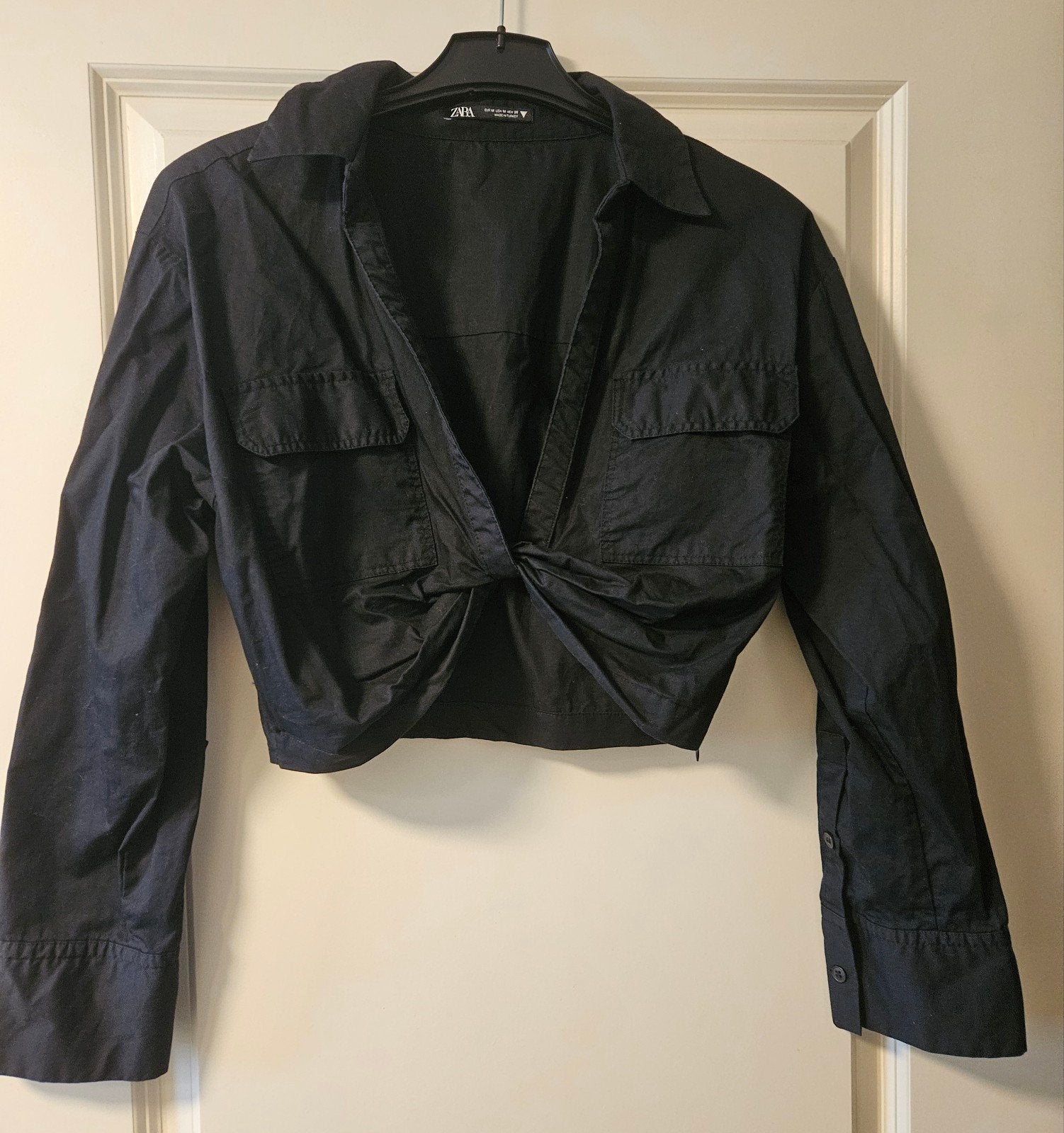 BLOUSE MAAT M VAN ZARA, Zara, Ophalen of Verzenden, Zo goed als nieuw, Zwart