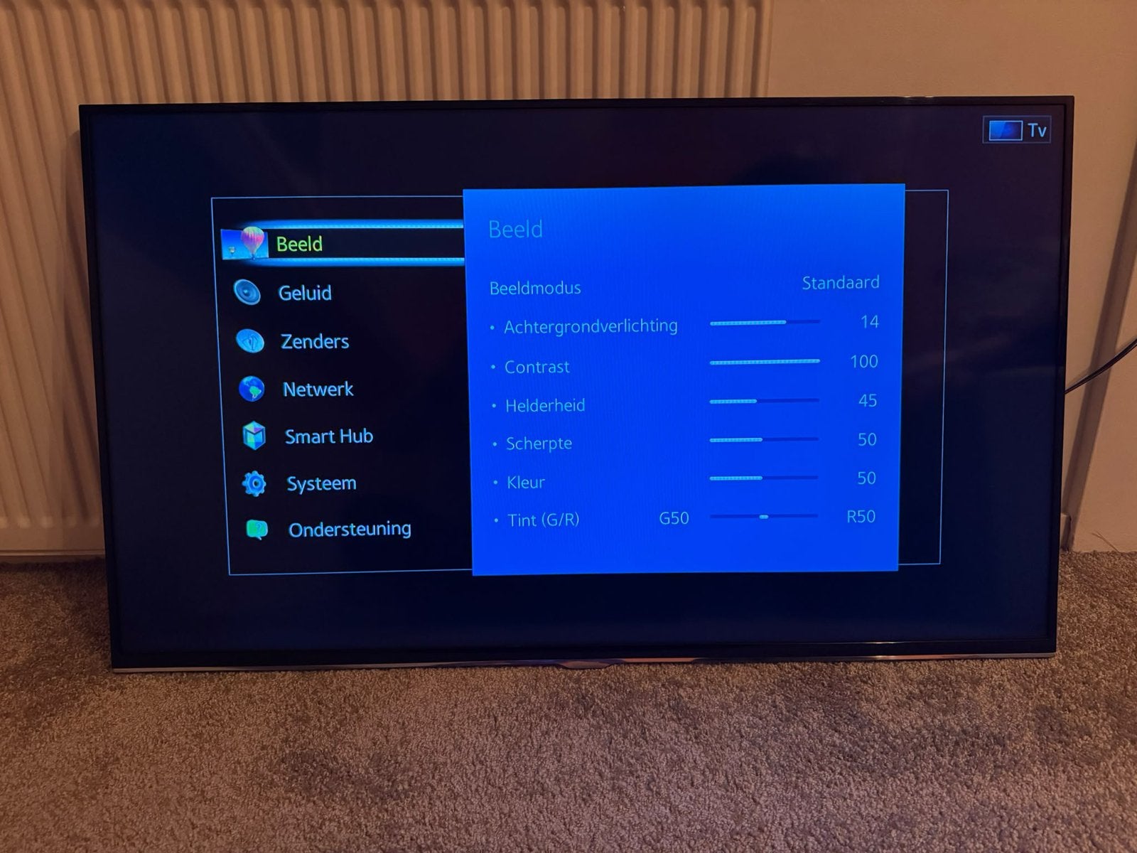 Samsung smart tv 40 inch, Ophalen, Zo goed als nieuw