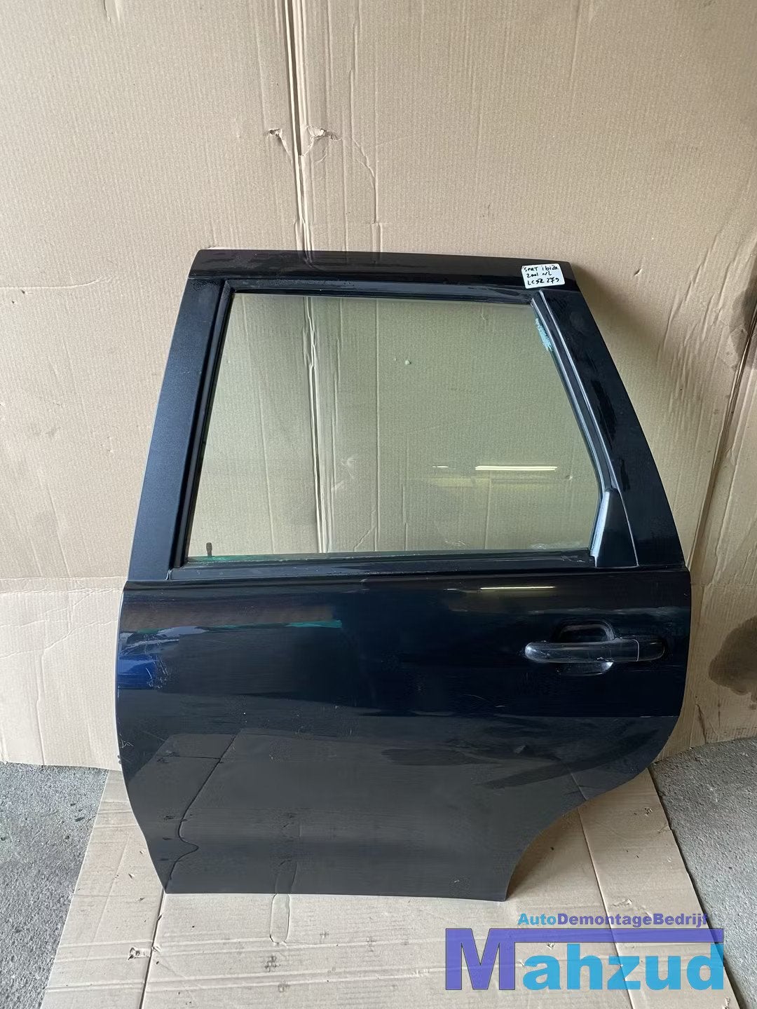 SEAT IBIZA 2 6K1 ZWART LC9Z links achter deur portier 5deurs, Gebruikt, Deur, Autovia A-2, Km 585 585
08760  Martorell, ES, Ophalen of Verzenden