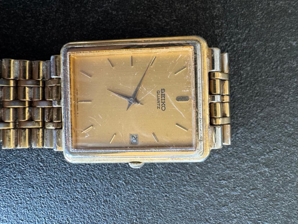 Seiko uurwerk schoongemaakt en nieuwe batt. gekocht Japan., Ophalen of Verzenden, Gebruikt, Staal, Seiko