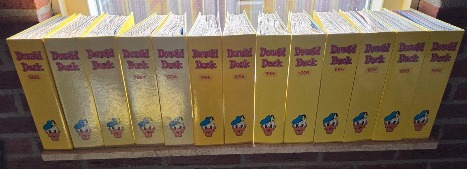 Donald Duck weekbladen 1992 t/m 2004 – ingebonden, Complete serie of reeks, Ophalen of Verzenden, Gelezen