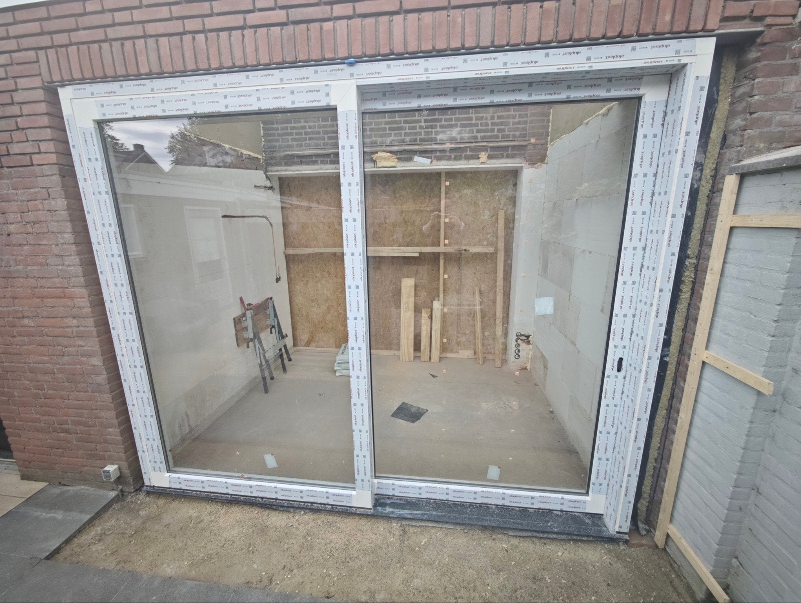 Nieuwe schuifpui - b:3200 * h:2600 mm, Doe-het-zelf en Verbouw, Ophalen, Kunststof, 225 cm of meer, Nieuw