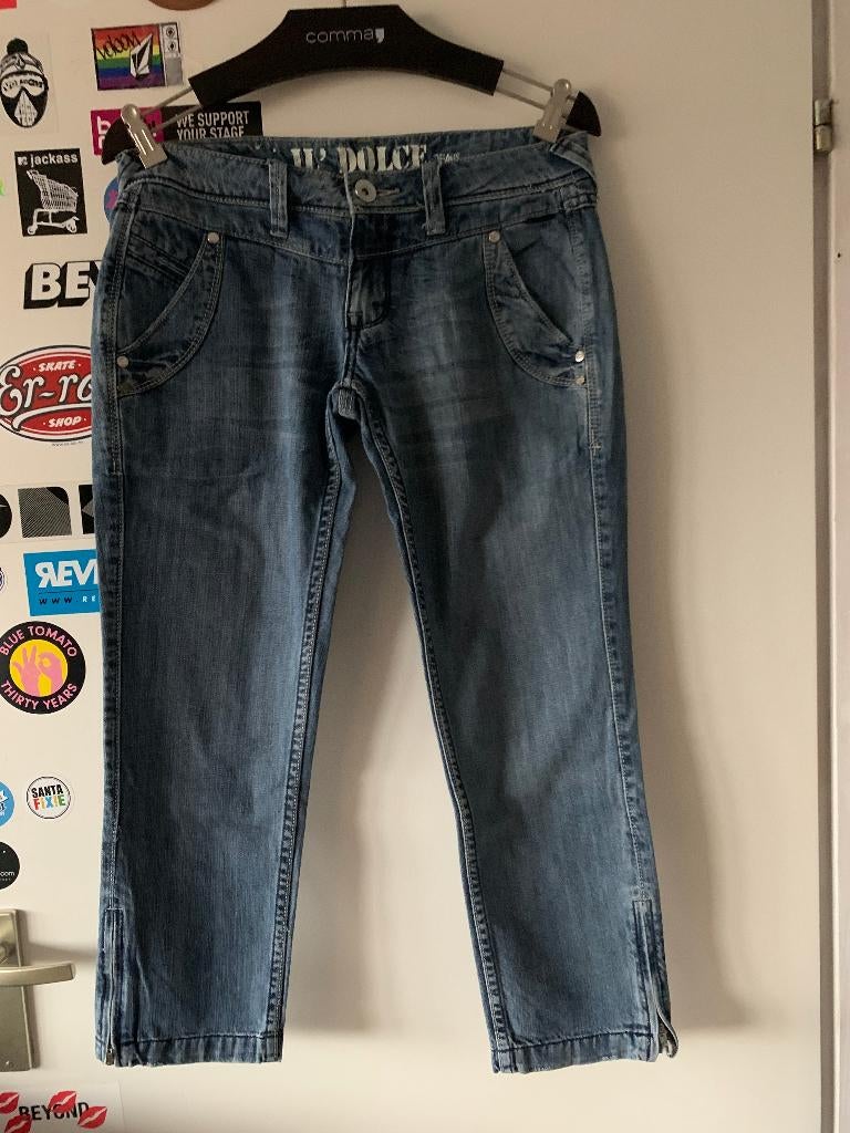 IL Dolce dames spijker broek(nr.1 D9), Ophalen of Verzenden, Gedragen, Blauw, W28 - W29 (confectie 36)