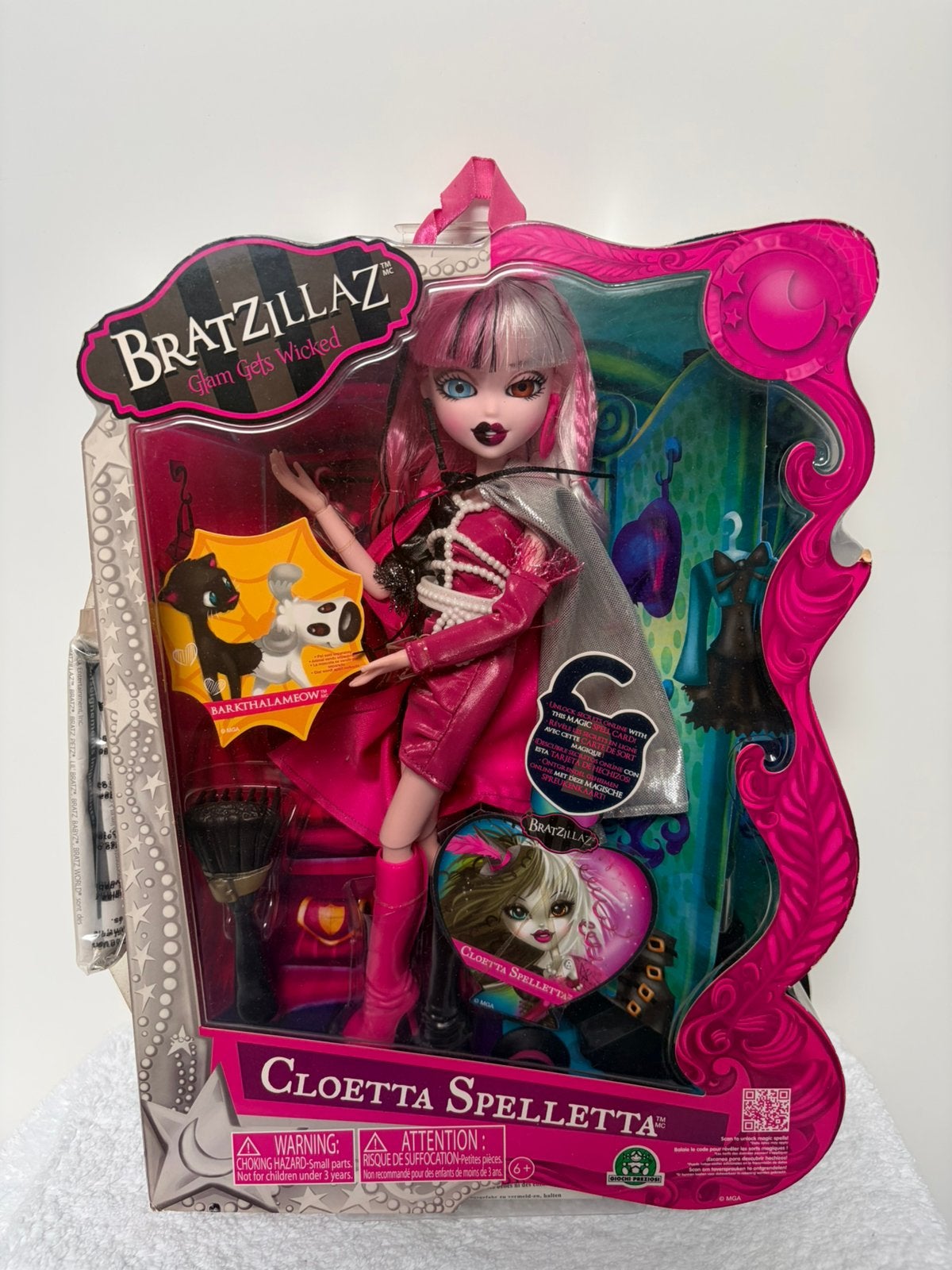 Bratzillaz Cloetta Spelletta Doll 2012 MGA- (NIB), Verzamelen, Ophalen of Verzenden, Zo goed als nieuw, Pop