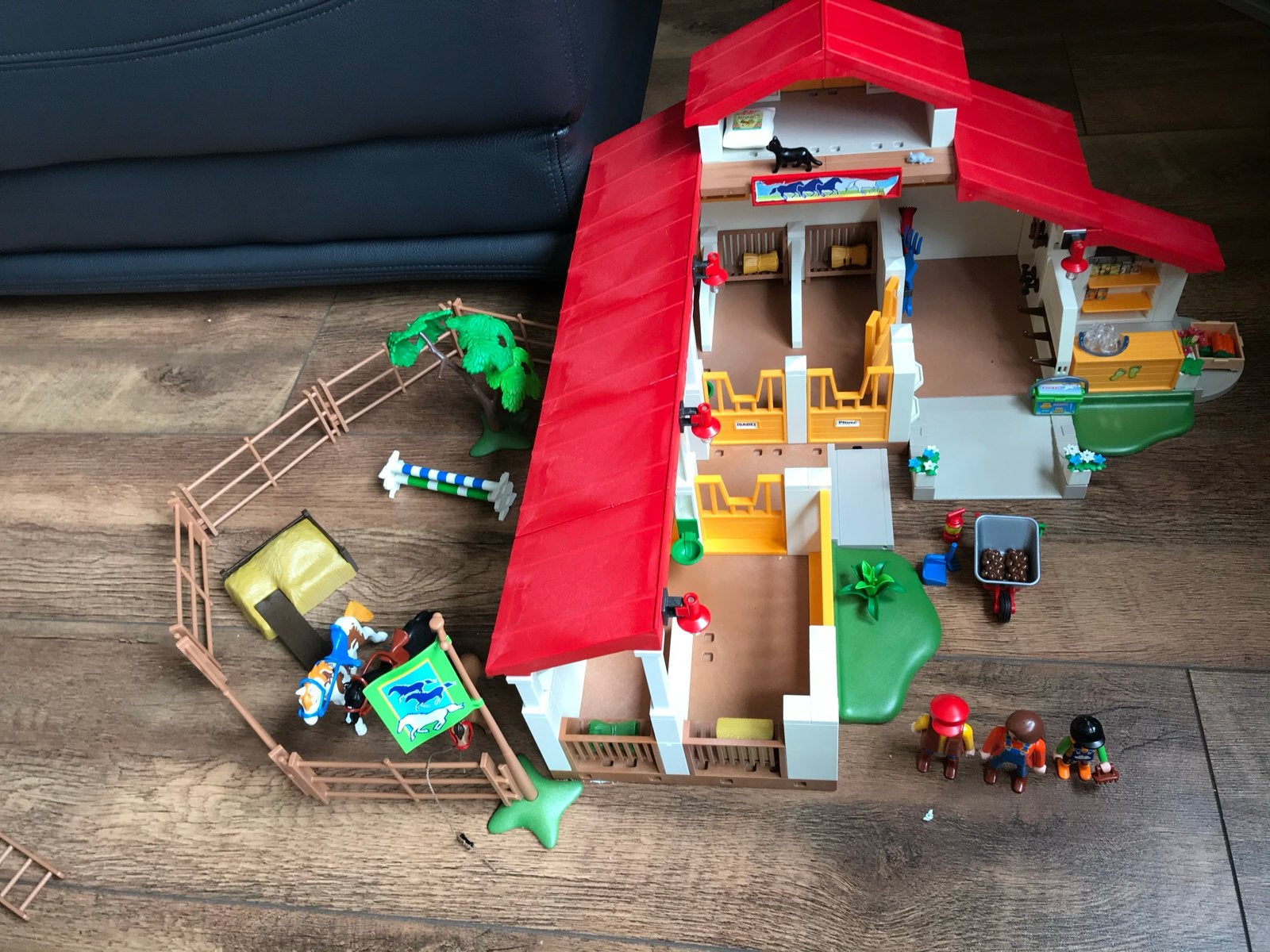 4190 Playmobil manege met 7392 uitbreiding, Ophalen of Verzenden