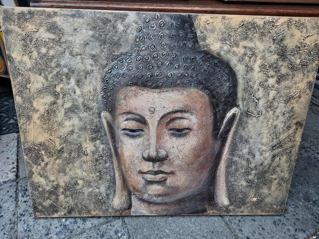 Buddha schilderij., Ophalen