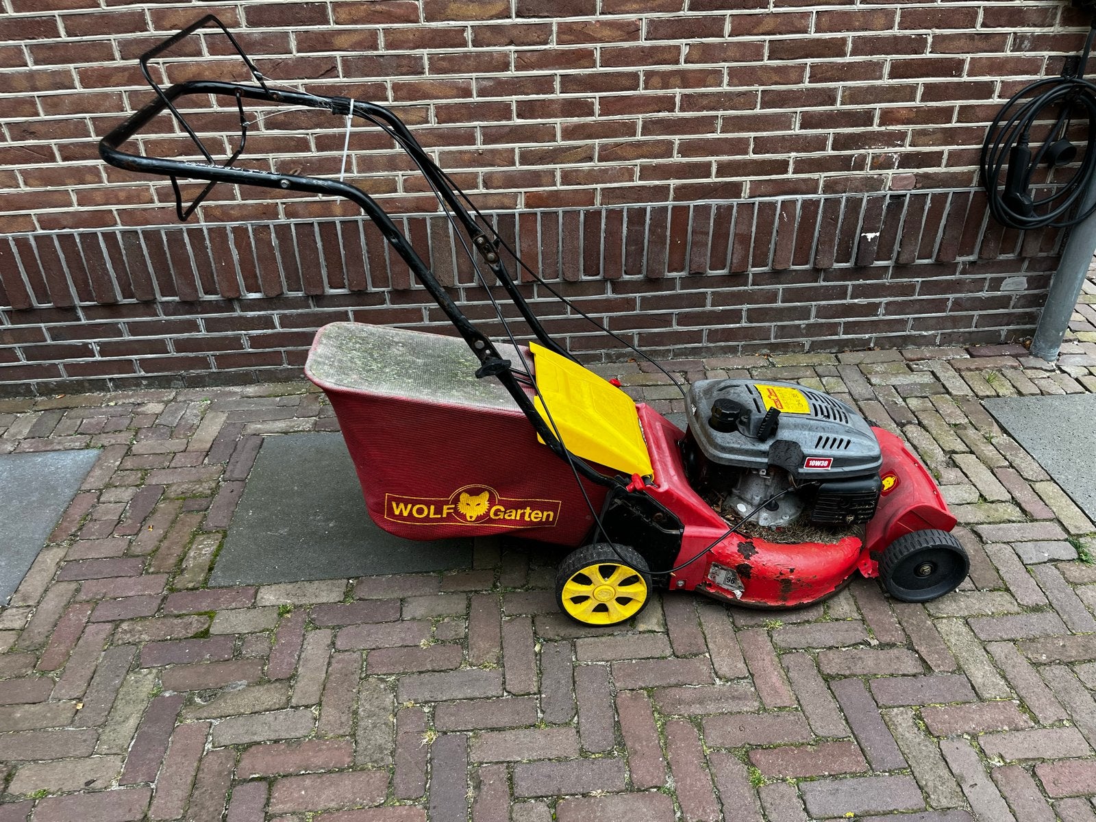 Wolf-Garten Benzine Grasmaaier - Motor in goede staat, Tuin en Terras, Ophalen, Gebruikt, Benzine-grasmaaier