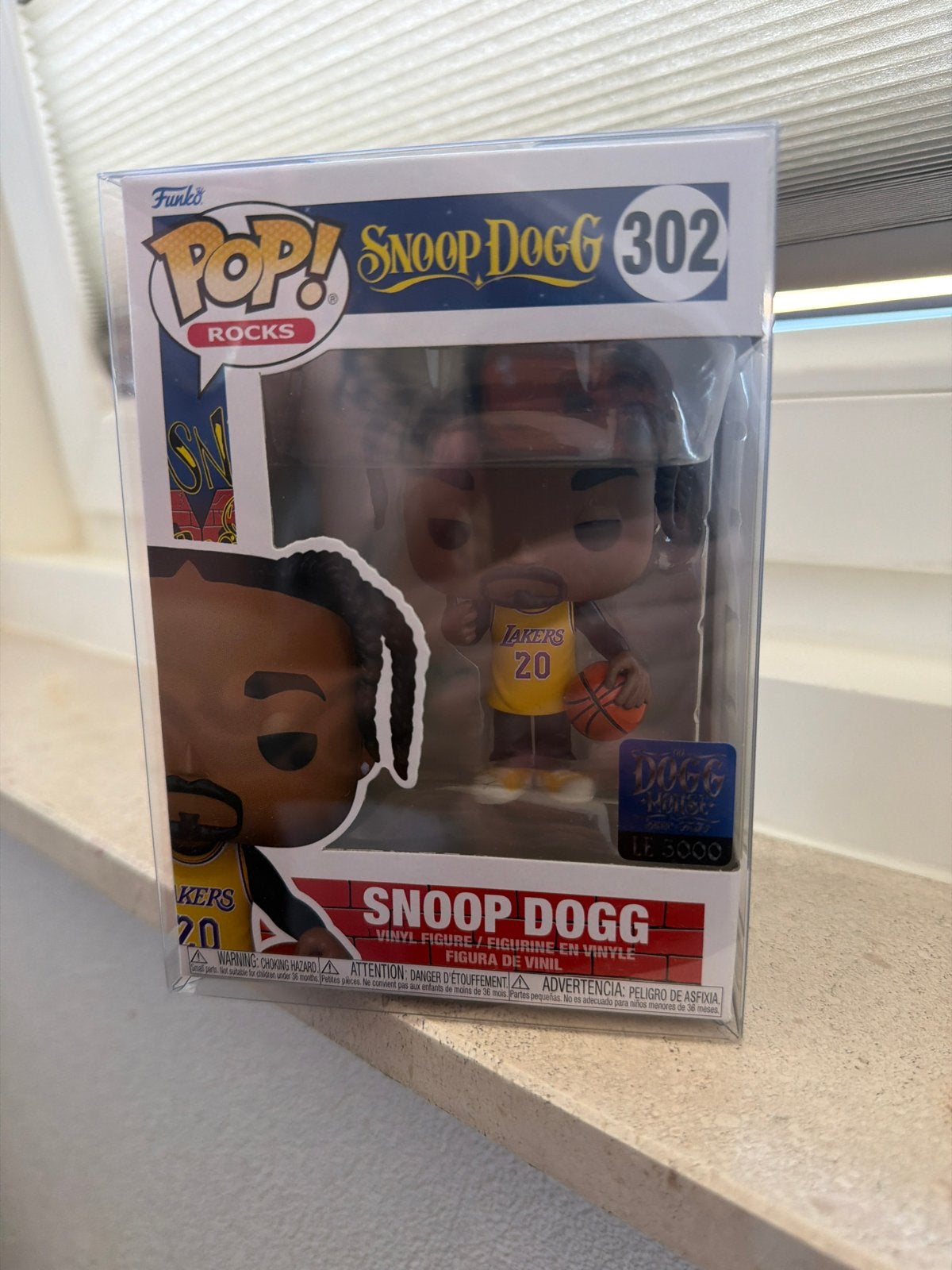 Funko Pop! Rocks 302 Snoop Dogg - Geel Lakers Shirt, Ophalen of Verzenden, Nieuw