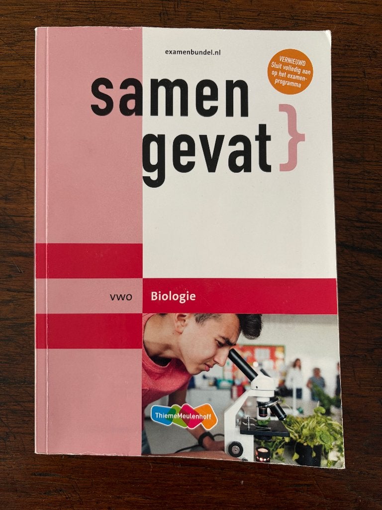 Samengevat biologie VWO, Boeken, ThiemeMeulenhoff, Ophalen of Verzenden, Beta, WO