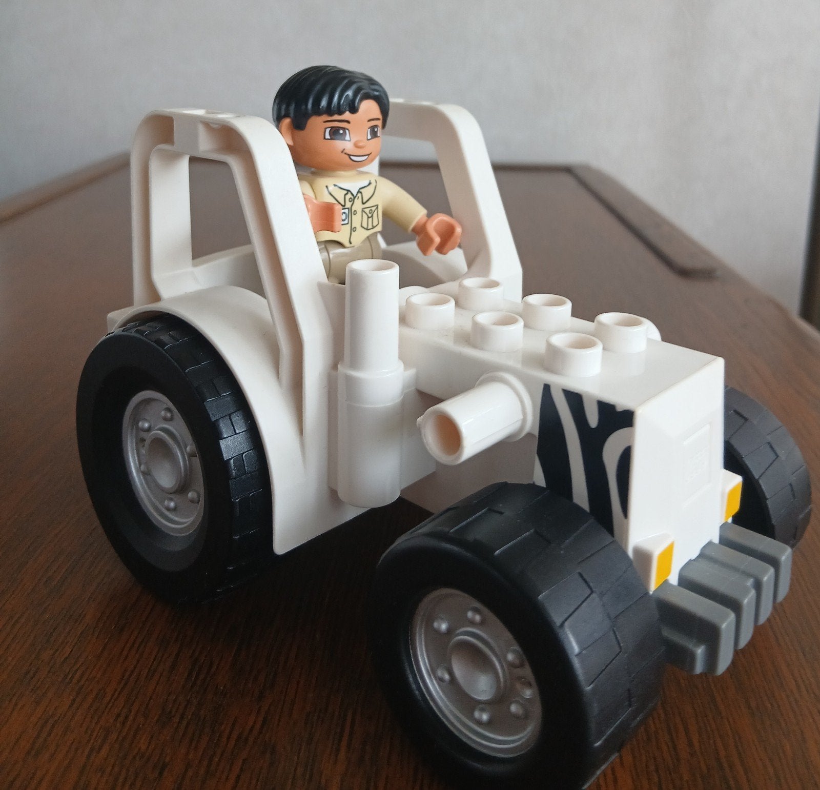 Lego Duplo tractor Met Zoo Verzorger, Ophalen, Overige thema's, Overige typen, Zo goed als nieuw