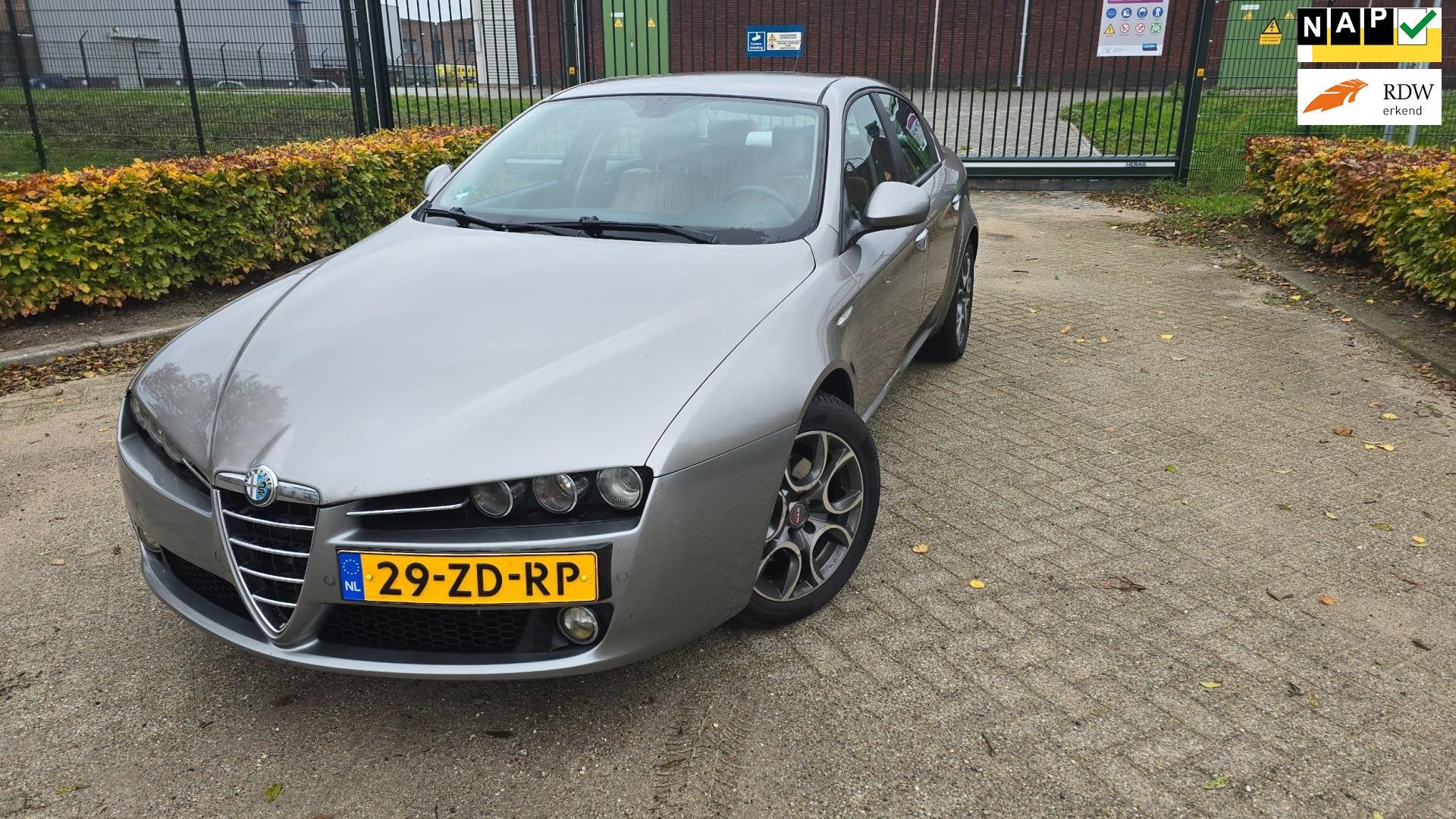 Alfa Romeo 159 2.2 JTS Progression AUTOMAAT LEDER, Auto's, Alfa Romeo, Gebruikt, 4 cilinders, 1465 kg, Bedrijf