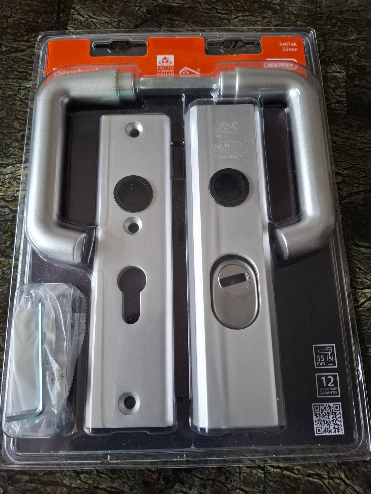 Buitendeur Aluminium  Nemef nieuw  Deurbeslag., Ophalen, Nieuw, Overige materialen, Klink of Kruk