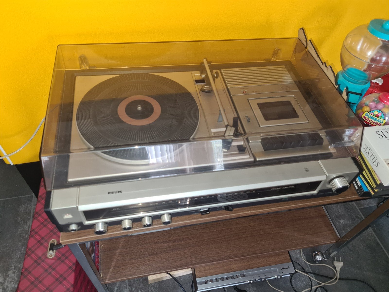 Philips platenspeler met radio en cassettedeck, Ophalen, Gebruikt, Losse componenten, Philips