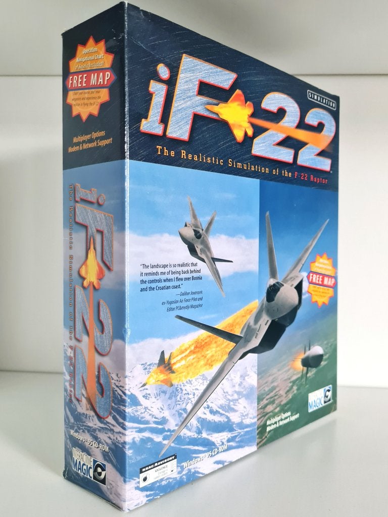 iF-22 - PC Big Box, Spelcomputers en Games, Games | Pc, 1 speler, Ophalen of Verzenden, Zo goed als nieuw, Vanaf 3 jaar