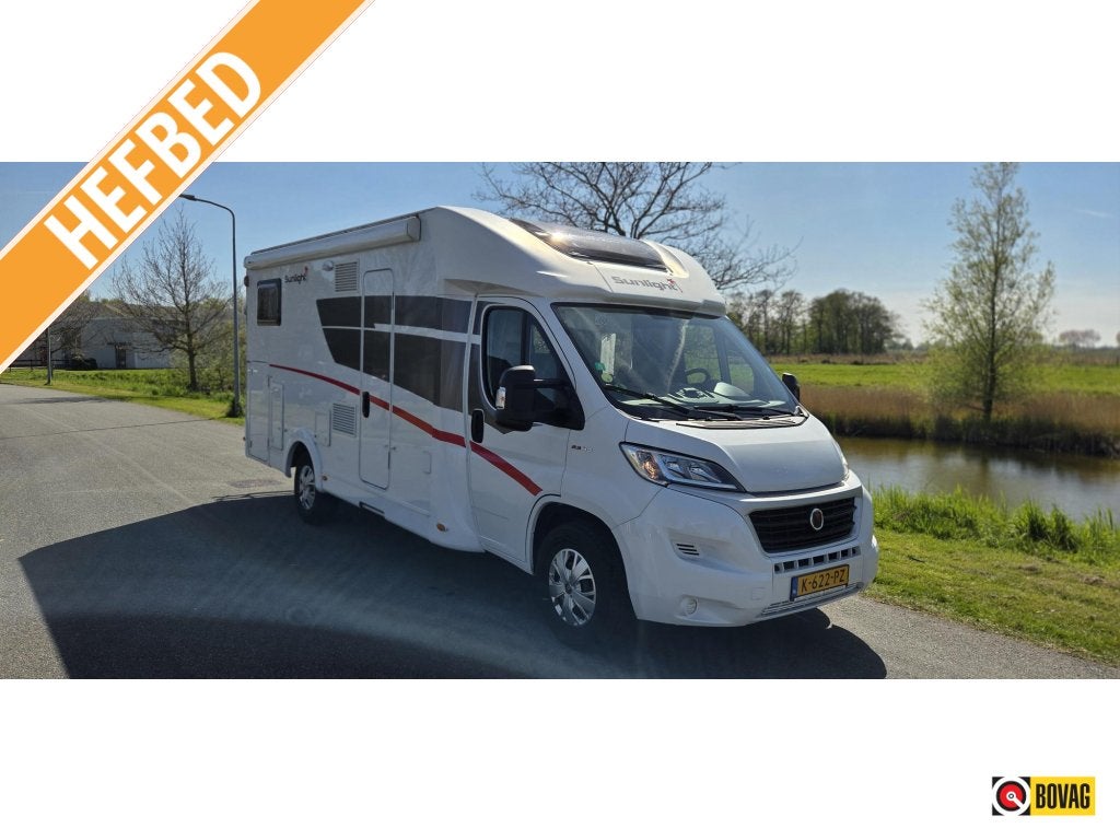 Sunlight T 65 T65 nette 4 pers. camper, Sunlight, Ringverwarming, Fiat, 6 tot 7 meter