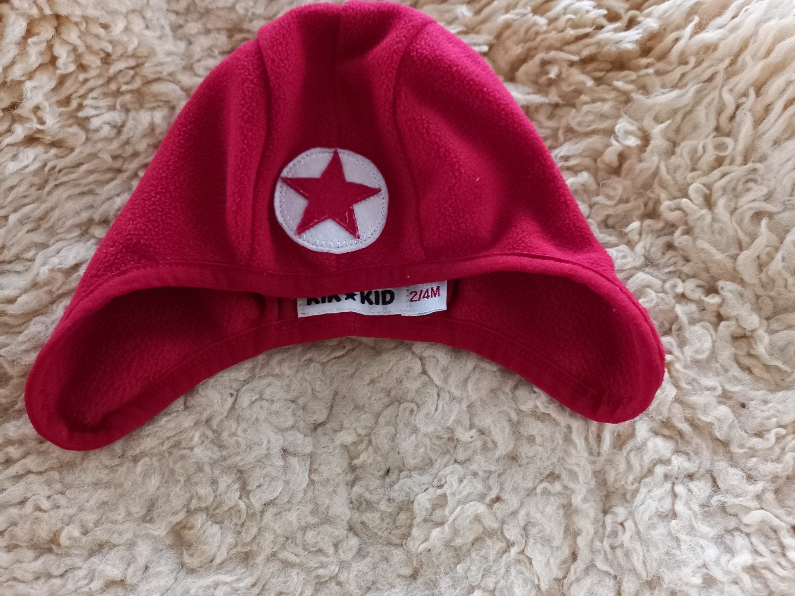 Baby slof mutsen lodger kikkid, Kinderen en Baby's, Babykleding | Mutsen, Sjaals en Wanten, Ophalen of Verzenden, Zo goed als nieuw