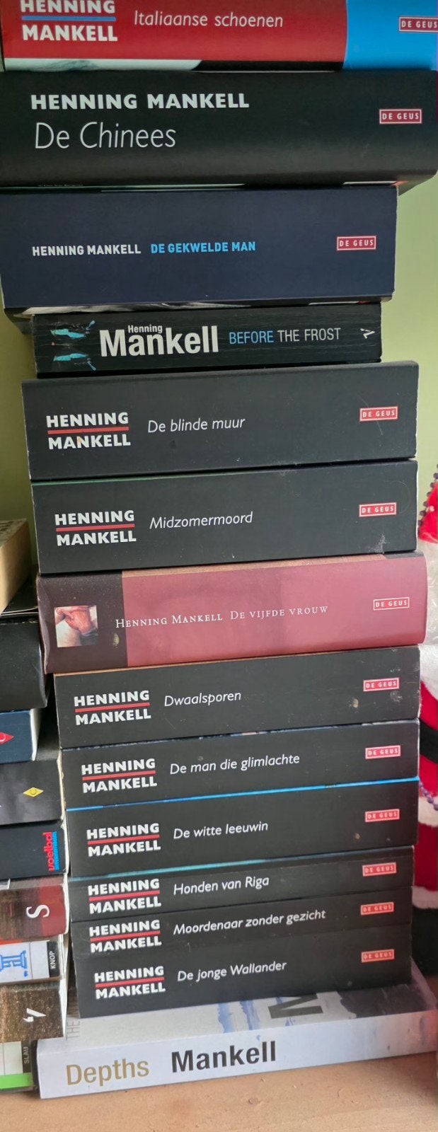 Henning Mankell Boeken Collectie - Wallander Serie, Verzenden, Gelezen, Henning Mankell, Tv-bewerking