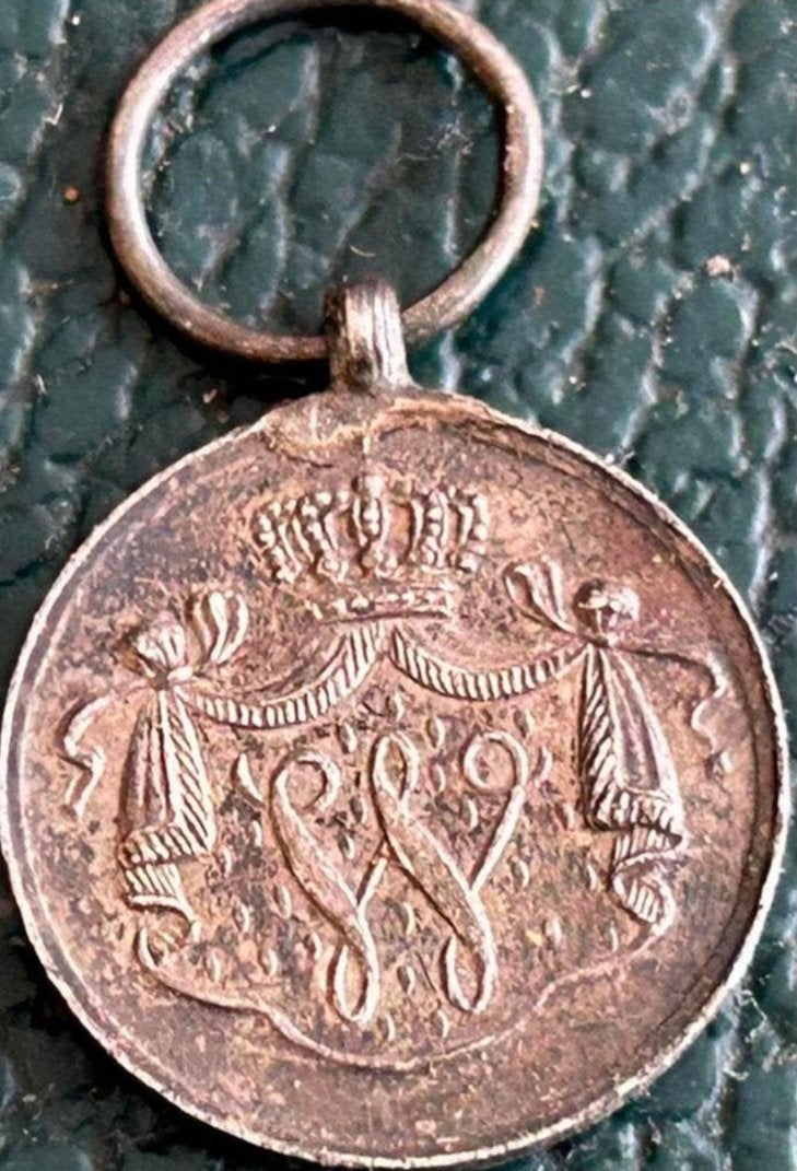 Nederland Onderscheidingsteken 1825 Langdurige Dienst Brons, Ophalen of Verzenden, Brons, Nederland