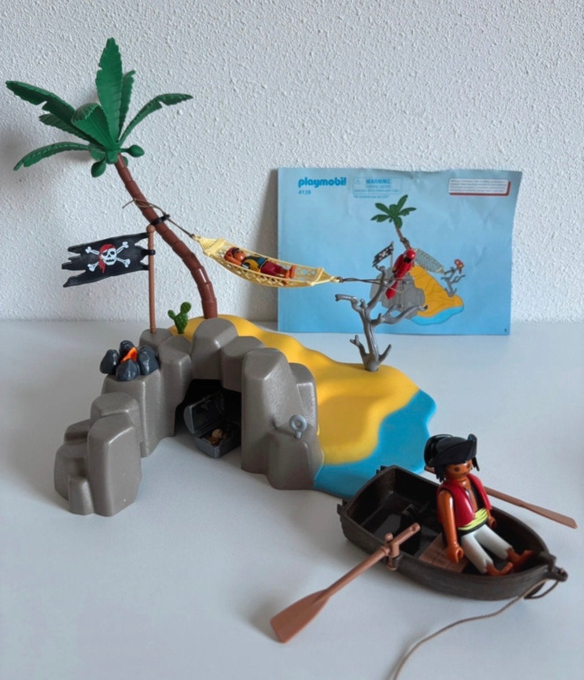 Playmobil 4139 Compact Pirateneiland Set, Pirates, Gebruikt, Complete set, Overige typen