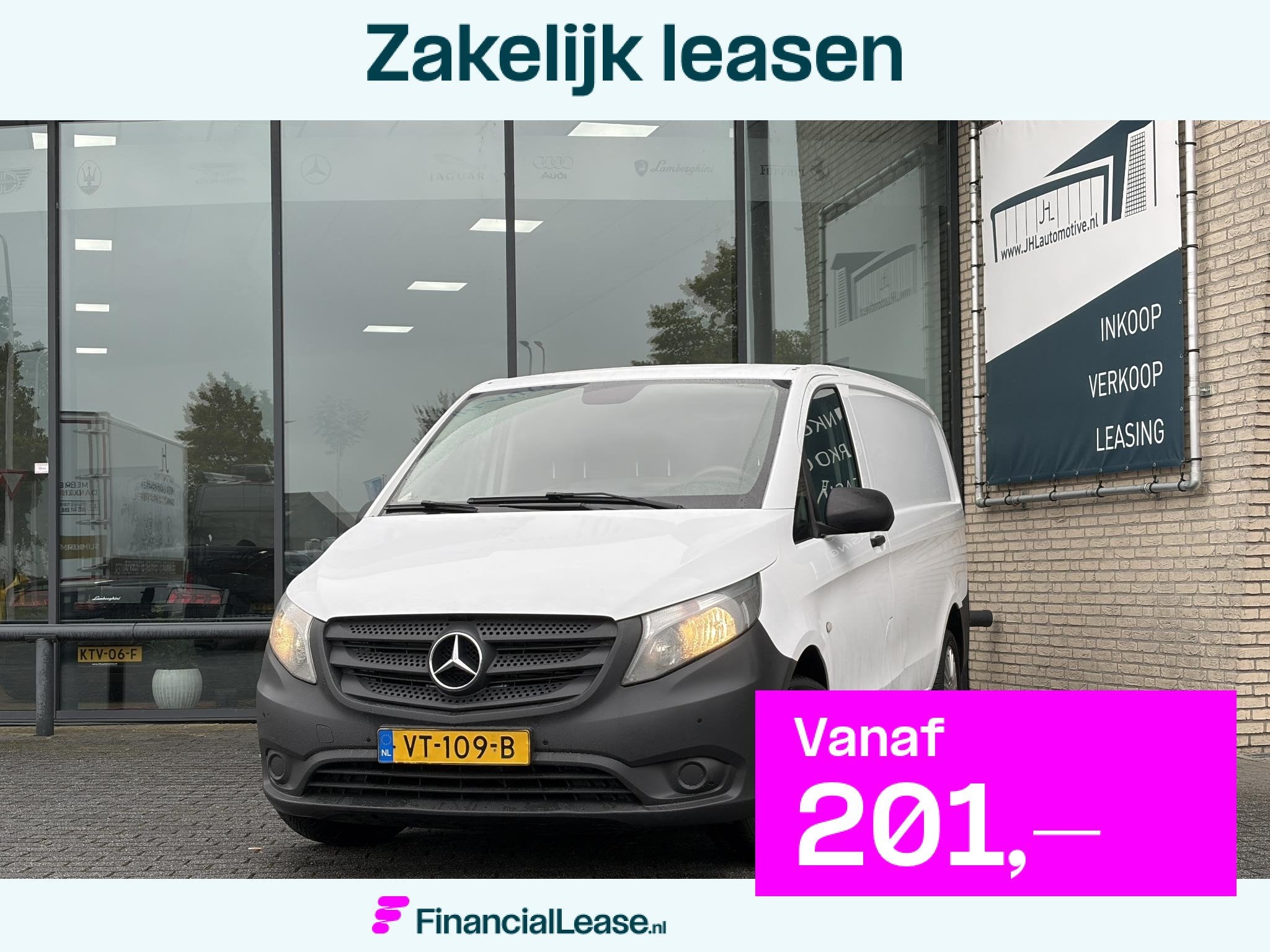 Mercedes-Benz Vito 109 CDI Functional Lang*A/C*TEL*PDC*LMV*3, Voorwielaandrijving, Euro 5, Stof, Gebruikt