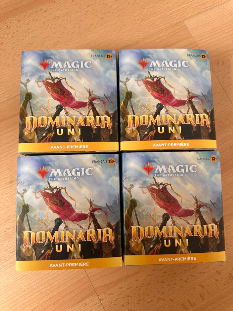 4x Prerelease Pack Dominaria United Sealed (Frans)!, Ophalen, Nieuw
