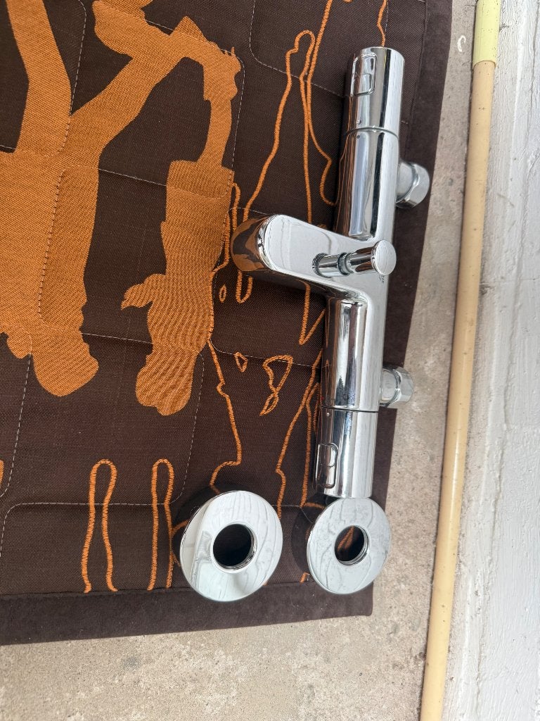 Bad mengkraan, Ophalen of Verzenden, Zo goed als nieuw, Chroom, Bad