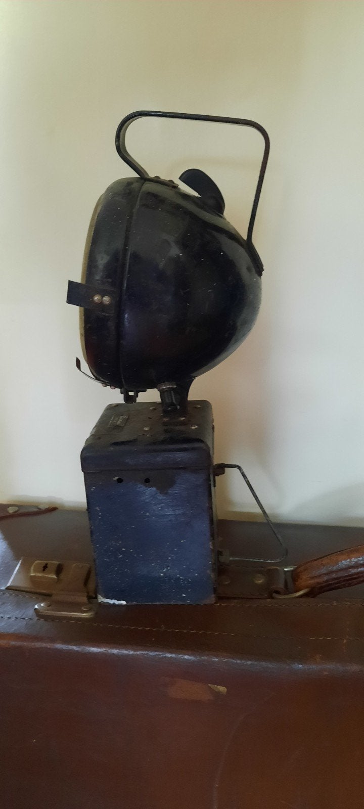 Vintage Eiseman K130 Mijnlamp -Mijnwerkerslamp, Ophalen of Verzenden